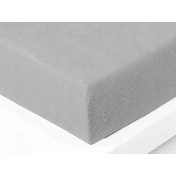 Prostěradlo Prostěradlo s gumou 180x200 cm froté šedá