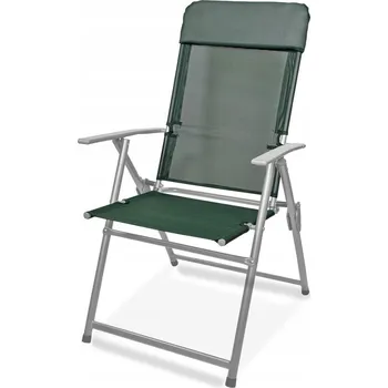 Turistická židle s opěradlem Garden King SKLÁDACÍ KEMPINGOVÁ ŽIDLE šedá