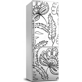 Fototapeta Samolepící dýha na ledničku, pozadí Zentangle