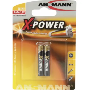 Článková baterie Baterie Ansmann Alkaline AAAA X-Power 2ks