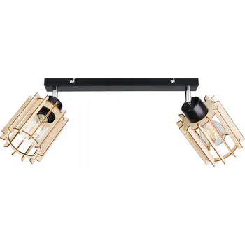 Závěsné svítidlo LED-ONE lahev dřevo 2-bodové světlo E27