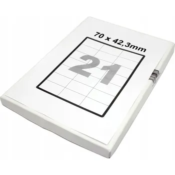 Samolepící etiketa Samolepicí etikety 70x42,3 mm, 100 listů A4, matné