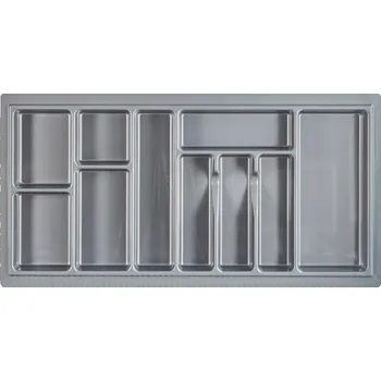 Obraz Zásobník do zásuvky90 na příbory 43x83cm Metalická