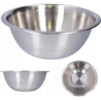 Miska metalowa duża kuchenna stal na salátový dort 28 cm