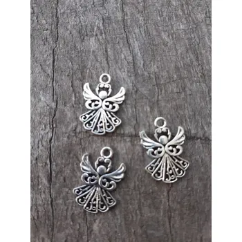 Materiál na výrobu šperku přívěsek andělíček 21 x 15 mm