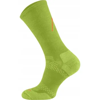 Pánské ponožky Ponožky BLACK PEAK LIGHT z merino vlny limetkové 39-42