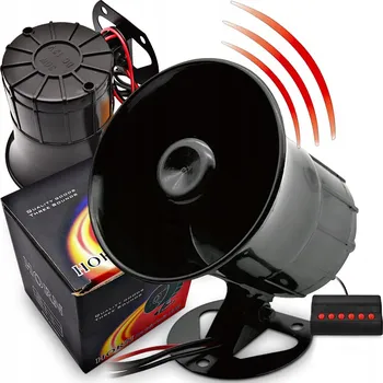 Houkačka SIRÉNA fanfára 6 tónů megafon klakson tuning
