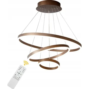 LED Závěsný Lustr Moderní 3 kruhy 46W dálkový ovladač