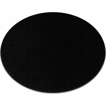 Koberec KOBEREC SOFTY hladký kulatý 120 cm ČERNÝ #AF890