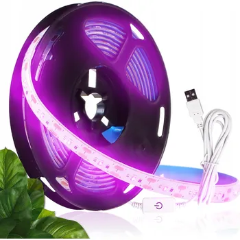 LED osvětlení LED pásek GROW pro pěstování rostlin Heckermann 80 W