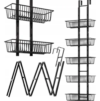 Úložný box Závěsný organizér na dveře, 6 úrovní - praktické uskladnění