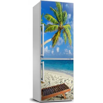 Fototapeta Samolepka Tapeta na ledničku Tropická pláž 70x190