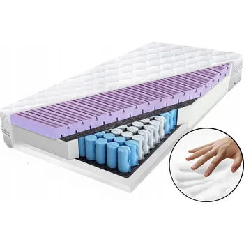 Matrace Matrace pružinová taštičková MATERACE Z GÓR 130 x 200 x 26 cm H2, H3