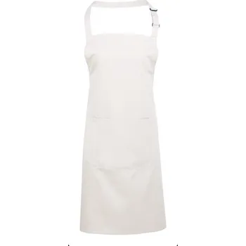 Pracovní zástěra Cotton Classics Zástěra COLOURS lacl s kapsou, různé barvy UNI bílá