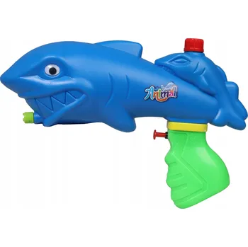 Dětská zbraň Vodní pistole modrá žralok 28 cm