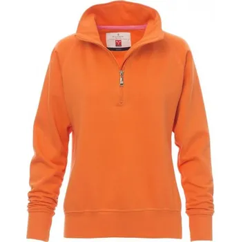 Dámská mikina Payperwear Dámská mikina Miami se stojáčkem a elastickým žebrováním Barva: Oranžová, Velikost: L