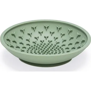 Miska pro psa beeztees silikonová olizovací miska - zelená: D 19 x Š 19 x V 4,5 cm