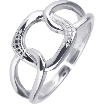 Šperk EVOLUTION GROUP CZ Stříbrný prsten čtvercový - velikost universální - 65010