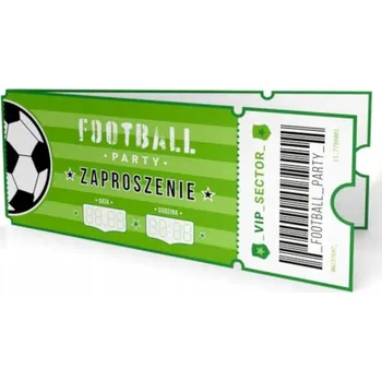 Pozvánka Narozeninové pozvánky Fotbal 6 ks