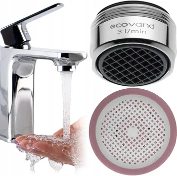 Příslušenství k vodovodní baterii Perlátor s vnějším závitem EcoVand M24x1 stříbrný