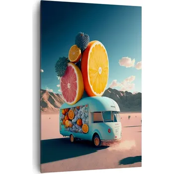 Obraz Velký obraz do obýváku XXL 80x120 karavan moderní na plátně obrazy