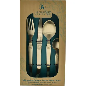 Příbor Sada příborů 16 ks LAGUIOLE, zdobené, pro 4 osoby, luxusní