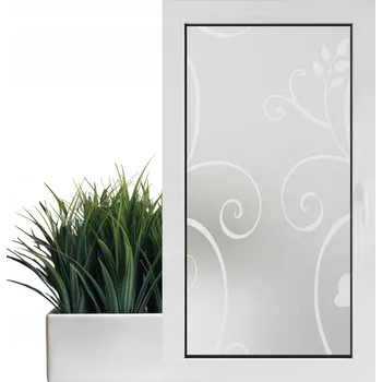 Obraz Fólie na sklo Okno 60x250 Bílá Flores