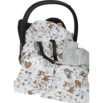 Zavinovačka BABYMAM MUŠELÍNOVÝ ZAVINOVAČKA DEKA NOSÍTKA AUTOSEDAČKY