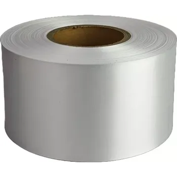 Stuha Textilní stuha 100mm x 200m, bílá, satén