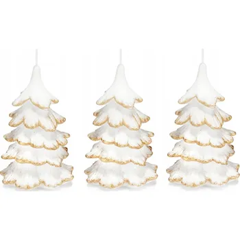 Svíčka Dekorativní parafinová svíčka bez vůně Drobo 3 ks