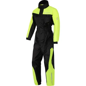 Moto bunda Nepromokavá kombinéza na motorku SECA Monsun Evo černá/žlutá fluo L
