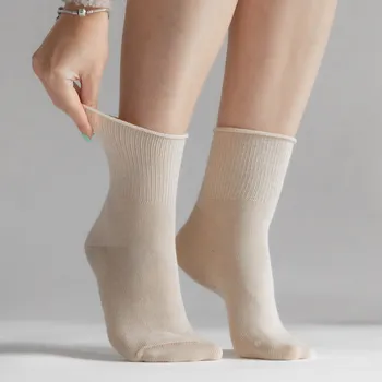 Dámské ponožky Zvýhodněný set 3 párů zdravotních ponožek - tělové Béžová 35-38