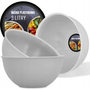 Kuchyňská plastová mísa 3 l Šedá Univerzální