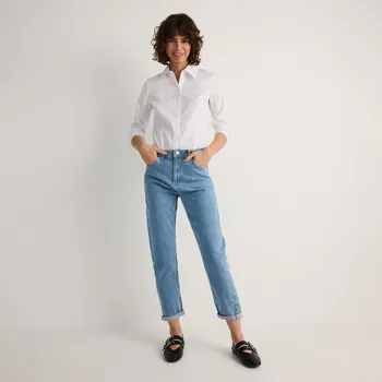 Dámské džíny Reserved - Džíny boyfriend - modrá - 4102T-50J - 4102T-50J-36-3