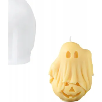 Svíčka Silikonová forma na svíčky, vosk, mýdlo, sádru – Halloween DUCH S DÝNÍ