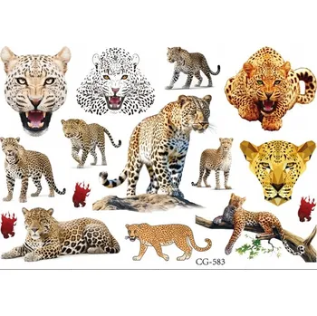 Odstranitelné tetování Smyvatelné tetování pro děti TYGŘI CG583