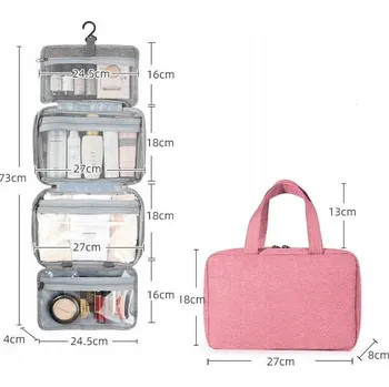 Kosmetická taška Kosmetická taška na zavěšení - růžová