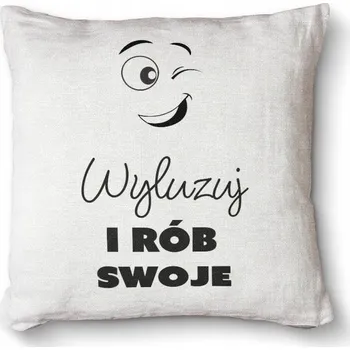 Polštář Měkký dekorativní polštář s potiskem Premium 40x40 - Uvolni se a dělej si po svém