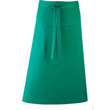 Cotton Classics Zástěra COLOURS pas dlouhá, různé barvy UNI emerald green