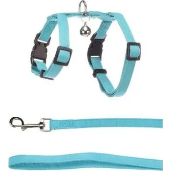 Flamingo Kšíry+vodítko pro koťata Lomi modré