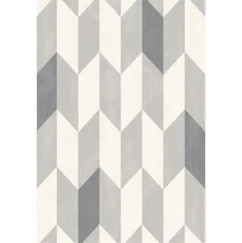 Koberec KOBEREC HOME ART GEOMETRICKÝ ŠEDÝ CANVAS 120x170cm