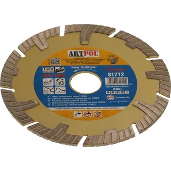 Řezný kotouč Diamantový kotouč Art-Pol 81712 125 mm na kámen