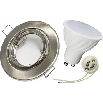 Stropní svítidlo zapuštěné LED-ONE 4 W GU10 stříbrné