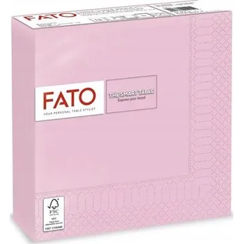 Papírový ubrousek Ubrousky "Smart Table", růžová, 1/4 skládání, 33 x 33 cm, FATO 82621500