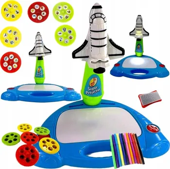 Magnetická kreslící tabulka Projektor na kreslení, malování, stůl, tabuli Popisovače