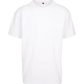 Build your Brand Pánské velmi silné oversize tričko BY102 Barva: Bílá, Velikost: L