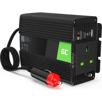 Měnič napětí MĚNIČ NAPĚTÍ AUTOMOBILOVÁ 230V 24V 150W 300W ČISTÁ SINUSOVKA USB ZÁSUVKA UK