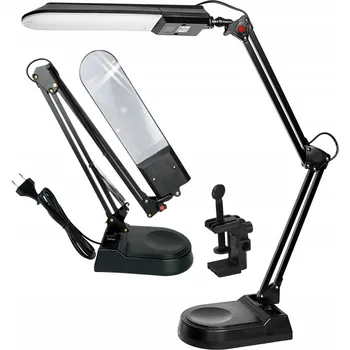 Lampička LED KRESLÍCÍ LAMPA ŠKOLNÍ NOČNÍ LAMPA STOLNÍ S DRŽÁKEM A NASTAVENÍM