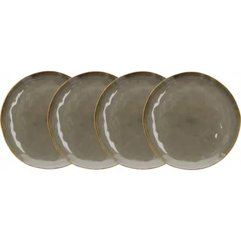 Talíř Mělký jídelní talíř Rose Tulipani Concerto Grigio Tortora 27 cm