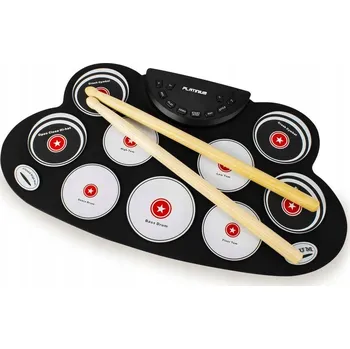 Hudební nástroj pro děti Skládací elektronické bicí pro děti Roll Drum s funkcí nahrávání